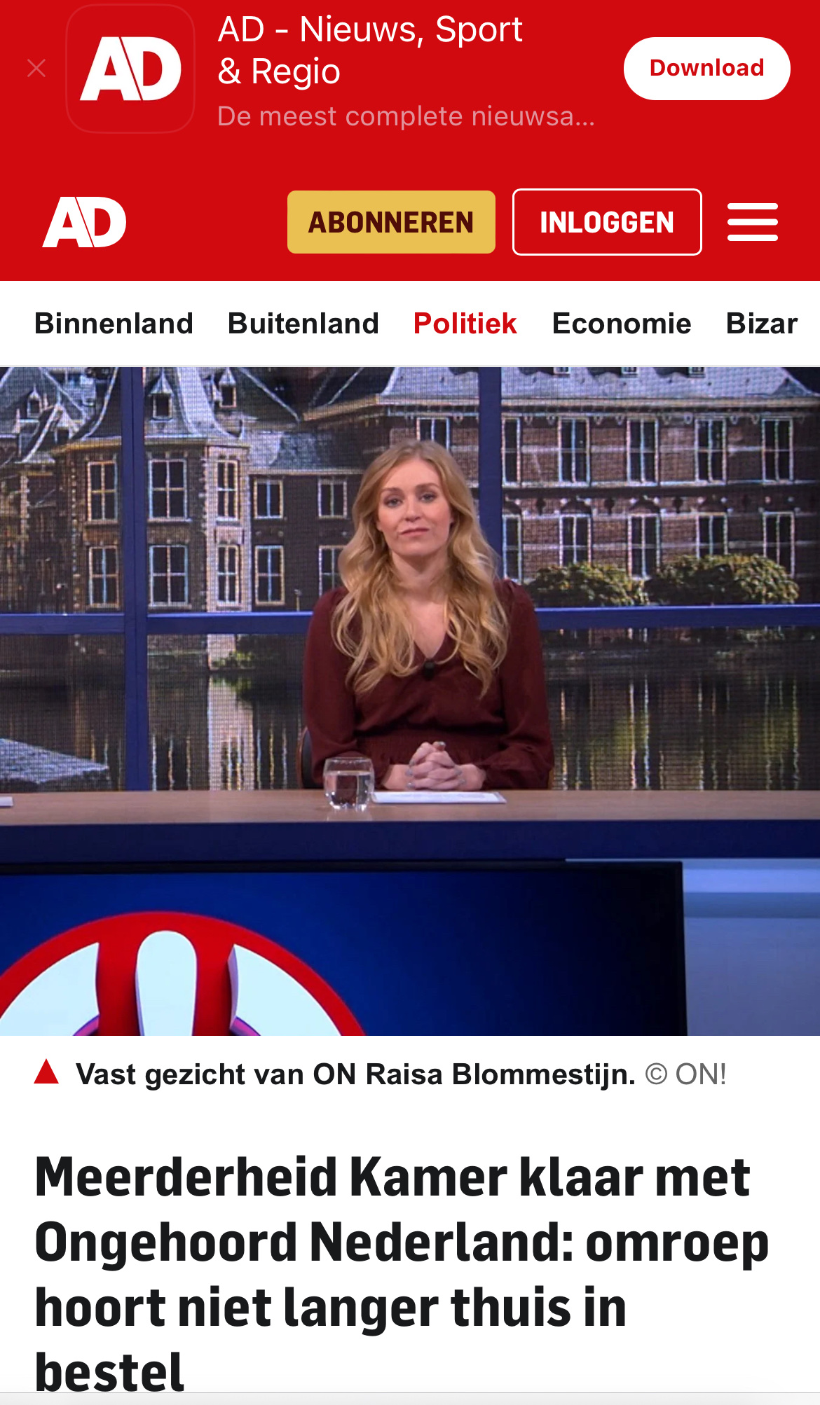 ON! moet weg omdat het over transgenderonderwijs praat?