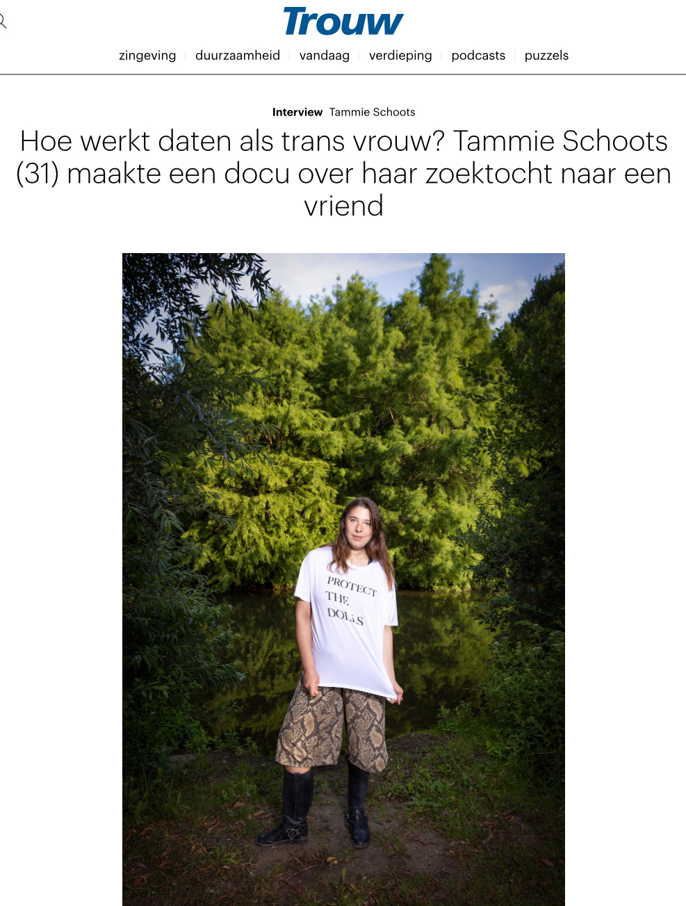 Trouw's treurige propaganda: hoe een krant de biologische realiteit ontkent en transitie als oplossing verkoopt